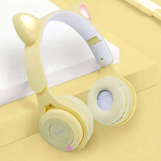 Cute Cat Ears BT5.0 Wireless Headphone